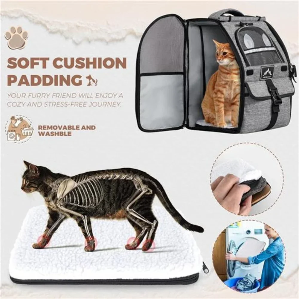Pet Carrier Backpack for Dogs and Cats,Puppies,Ventilated Design Breathable
